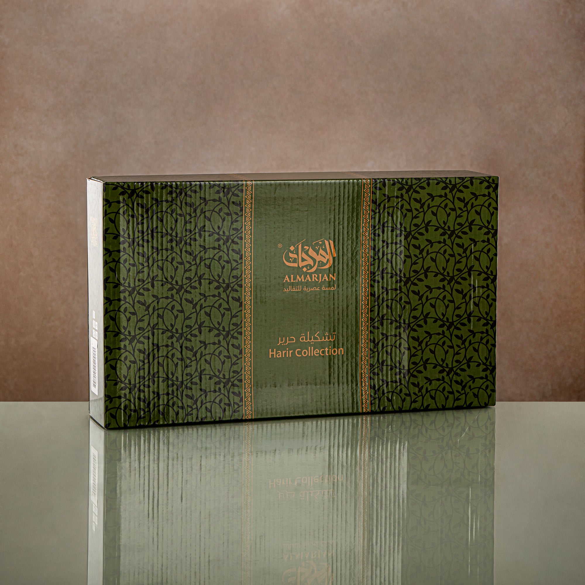 طقم شاي المرجان 6 قطع، زجاج، نقش شفاف وذهبي (1496BJ-0001P-ZQDL) - تجمعات عائلية