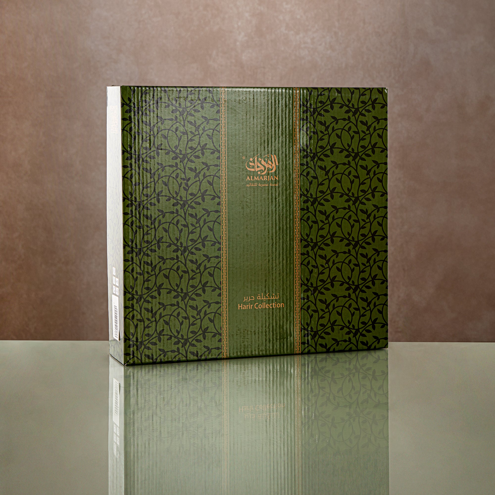 طقم شاي المرجان شفاف وذهبي 18 قطعة (18PCS SET-XQZT-GLD) التجمعات، المناسبات الخاصة، رمضان، العيد