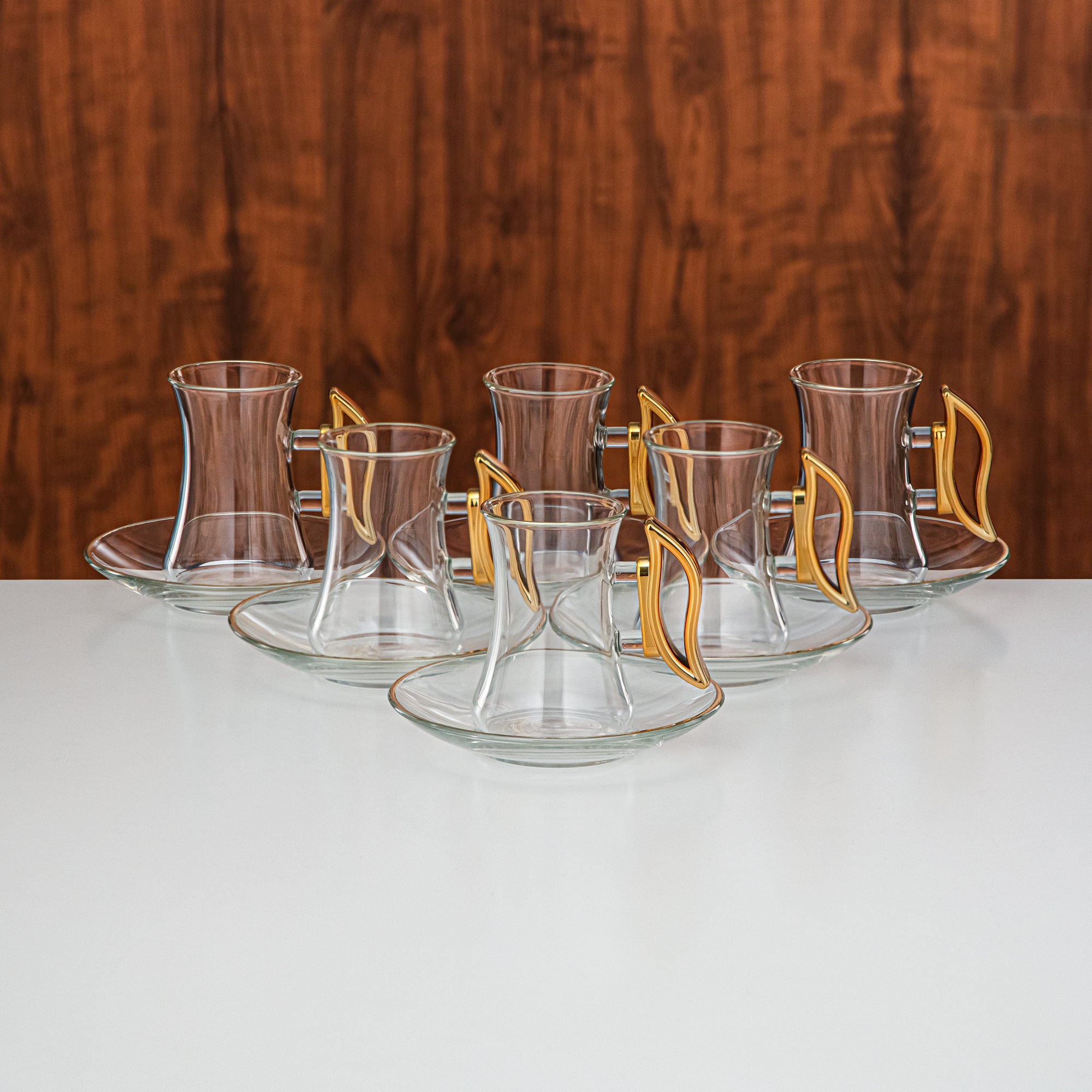 المرجان طقم ترامس Silver & Gold Handle 21 Pieces (0.7L + 1L) (FG811-21 C/G) – تقديم أنيق | رمضان و التجمعات