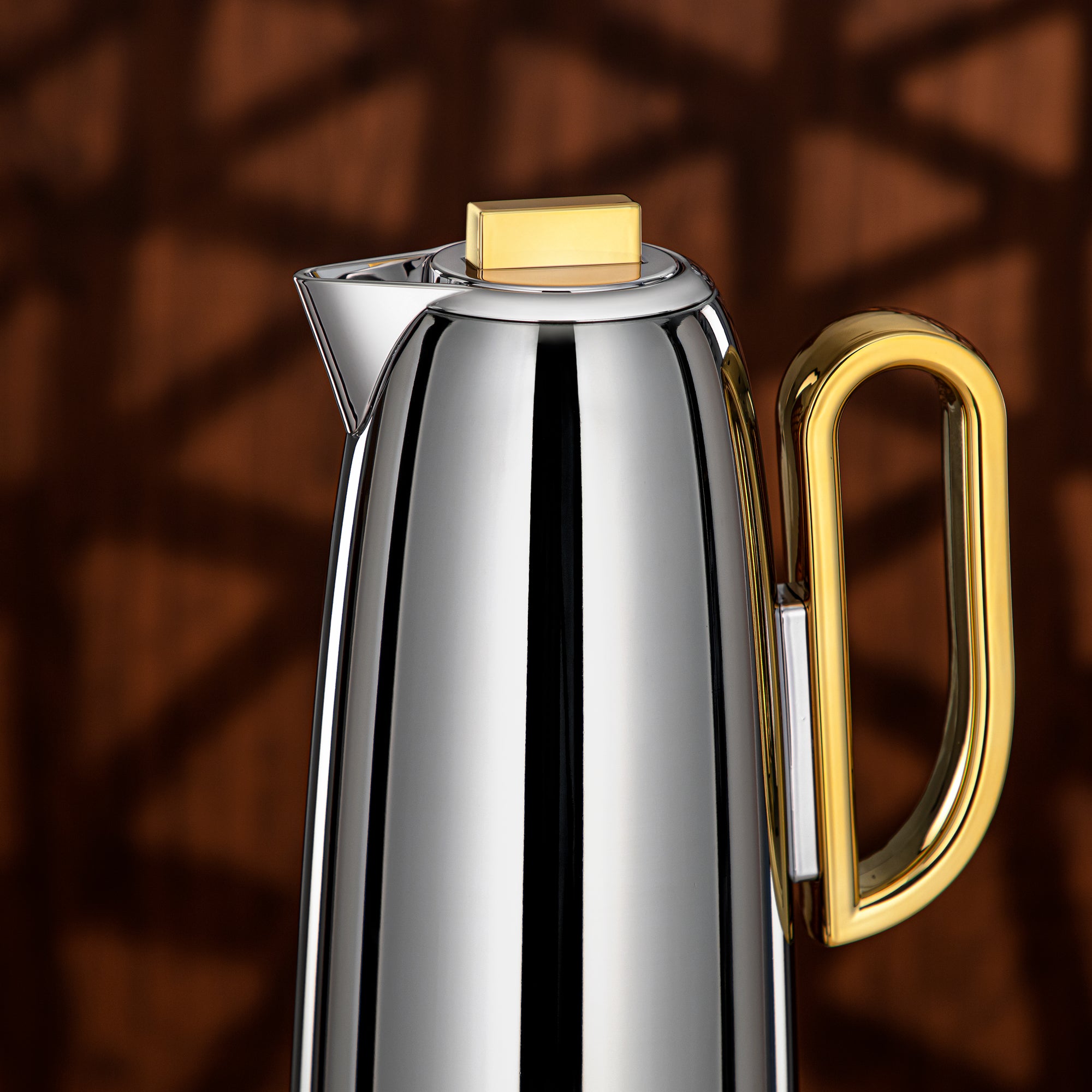 طقم ترامس المرجان 0.7L و1L فضي وذهبي