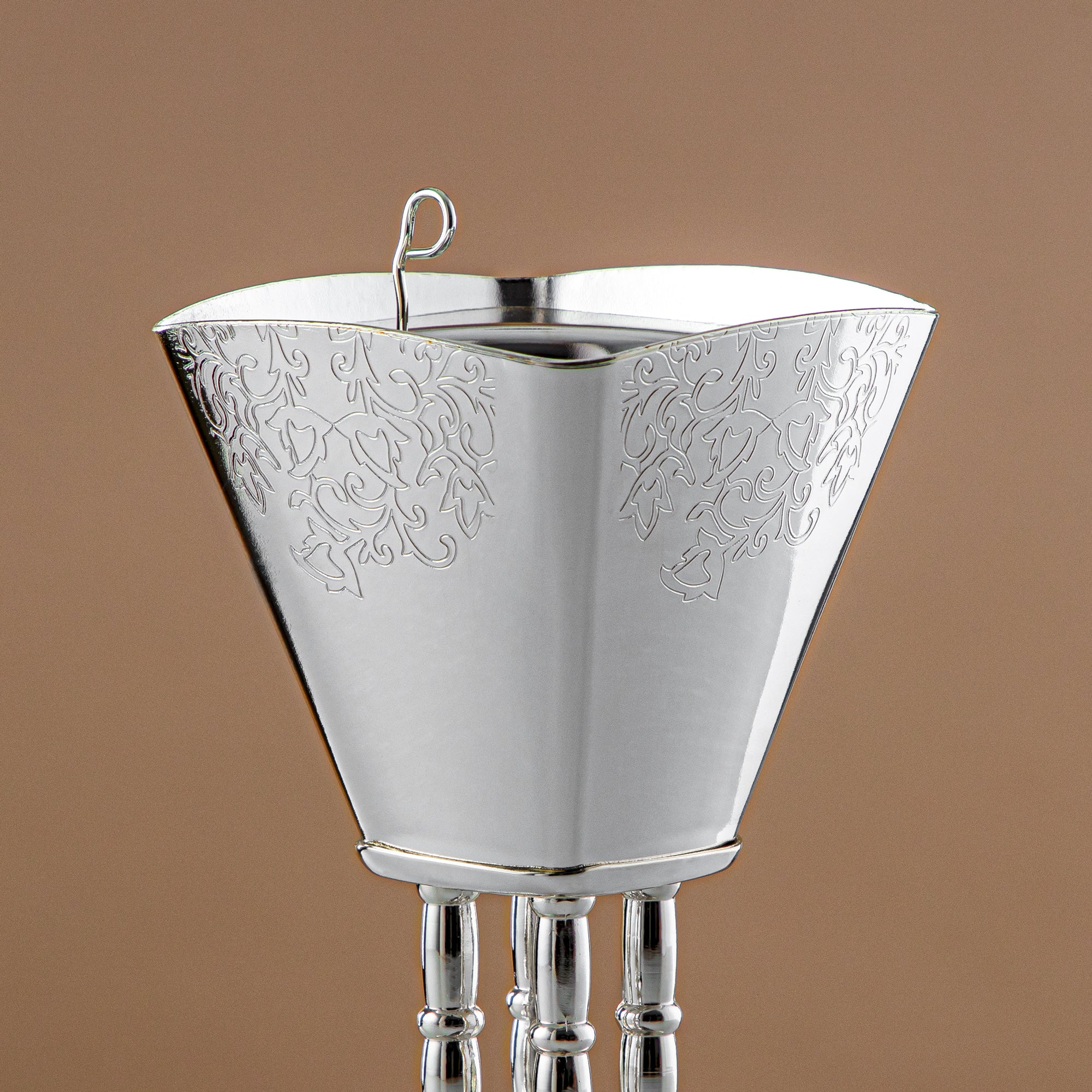 مبخرة المرجان فضي، متوسط (HT2408017) مبخرة عود