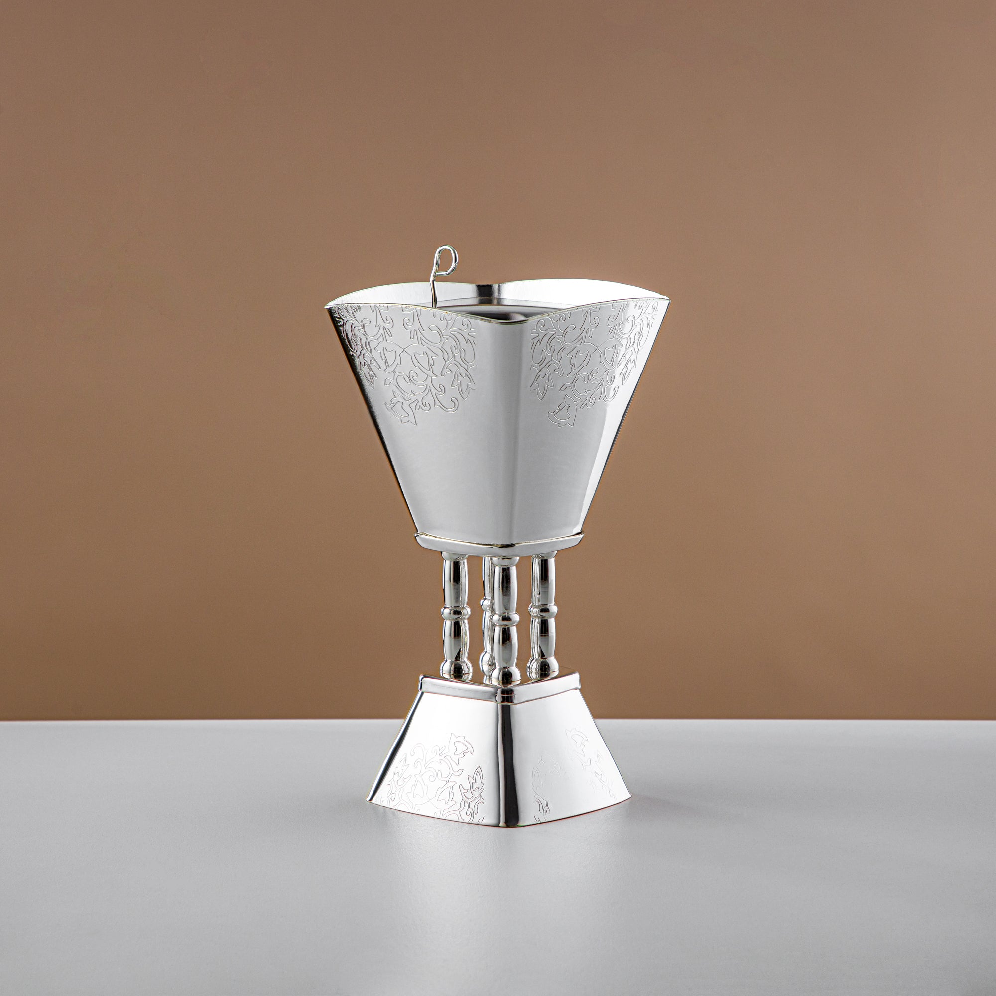 مبخرة المرجان فضي، متوسط (HT2408017) مبخرة عود