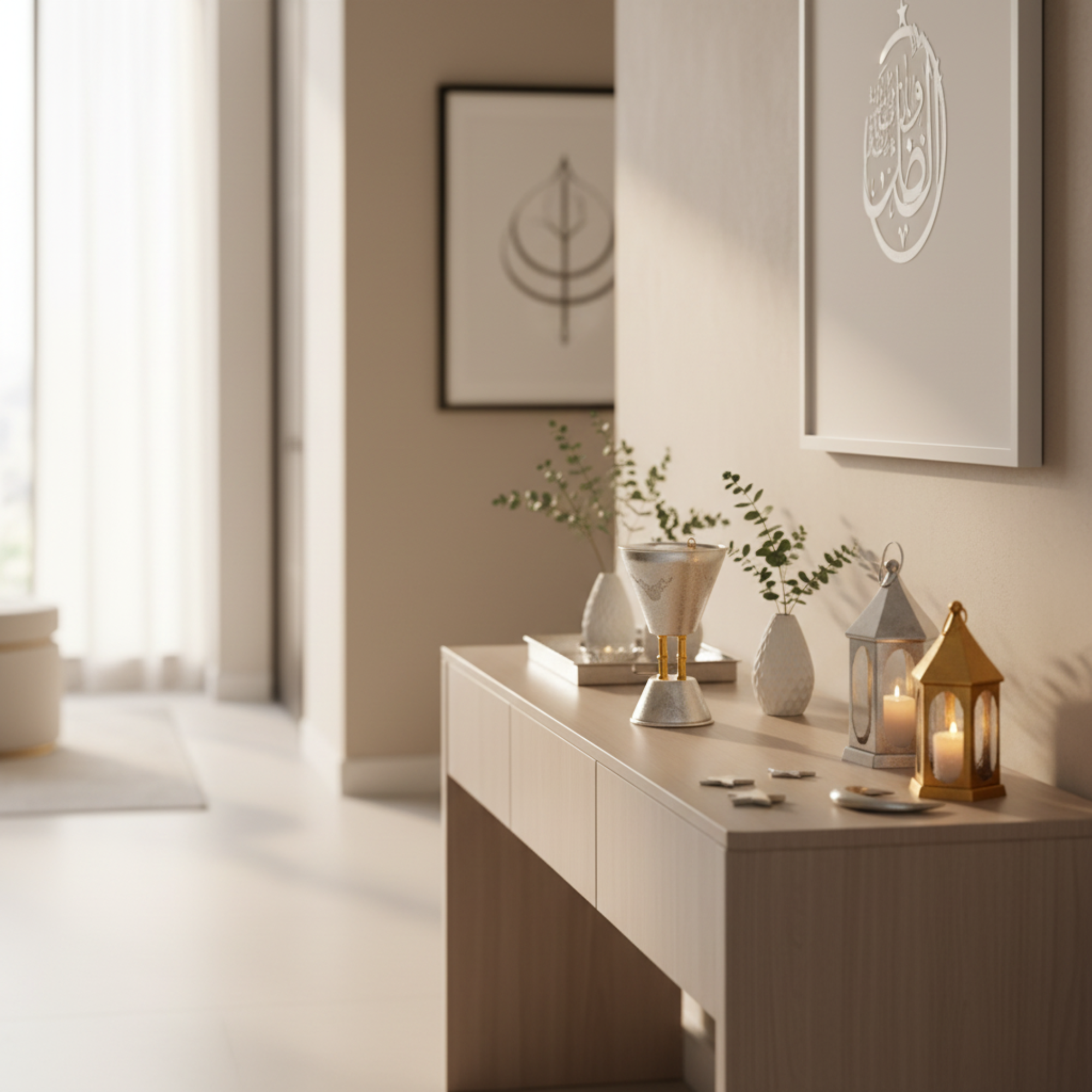 مبخرة المرجان فضية وذهبية بتصميم متشقق 21 سم