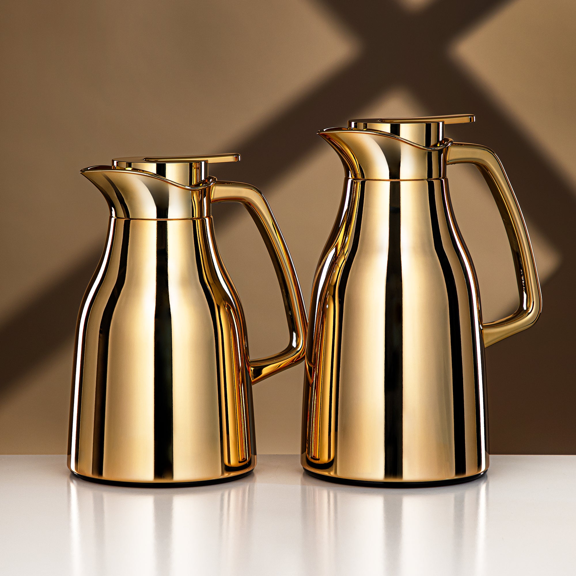 طقم ترامس المرجان ذهبي 0.7L + 1L (RGC-0700C95+1000C95) – تقديم أنيق | رمضان و التجمعات