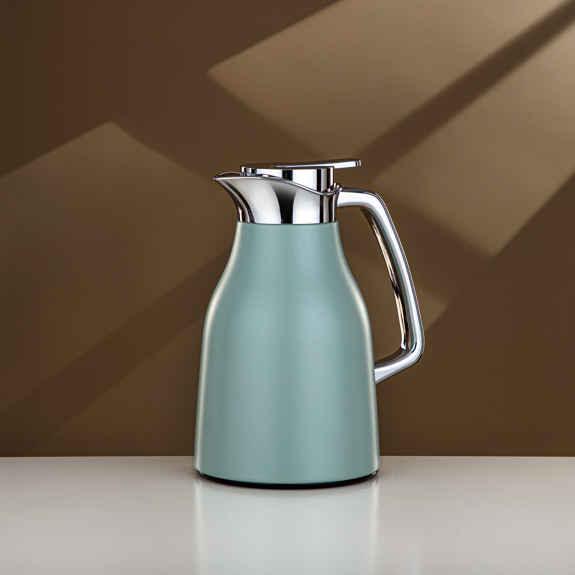 المرجان طقم ترامس مطفي أخضر وفضي 0.7L + 1L (RGC-0700Q405YZC+1000Q405YZC) – تقديم أنيق | رمضان ولمّات