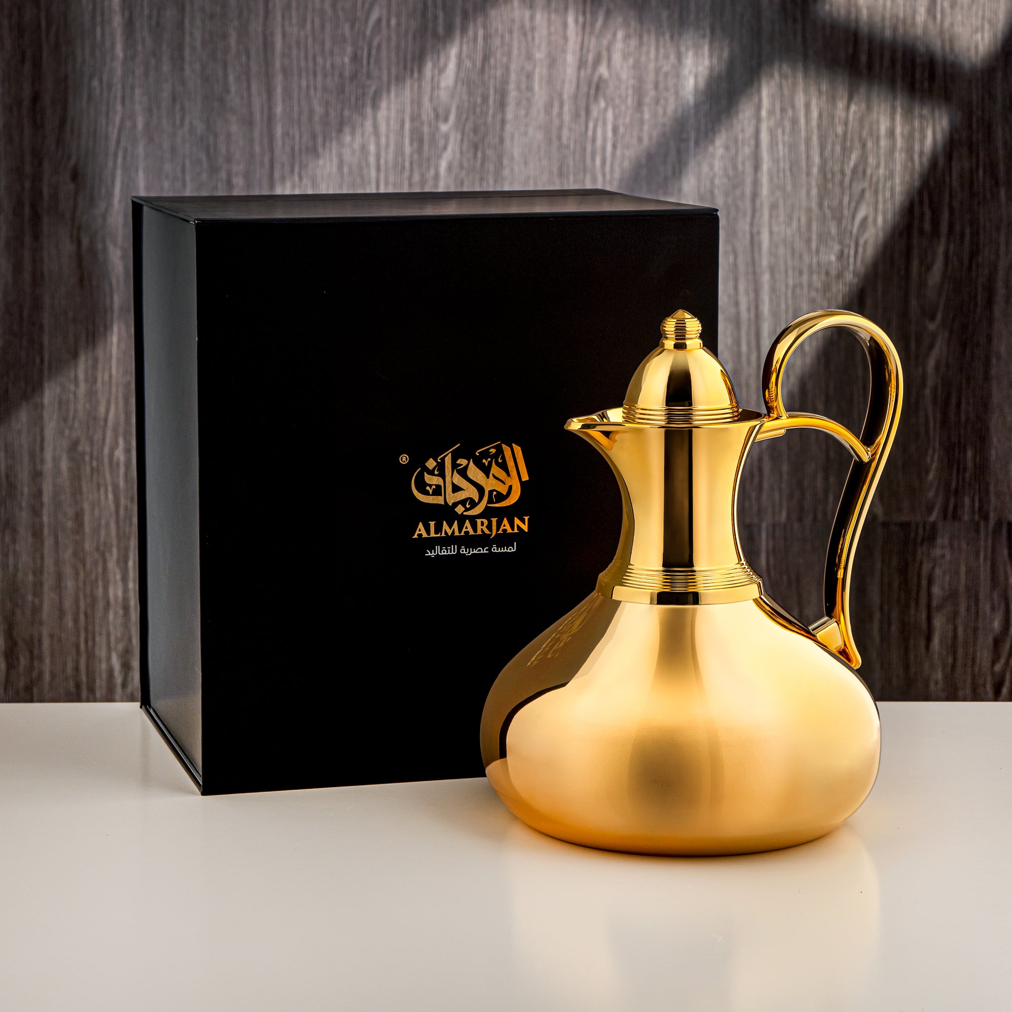 ترمس المرجان 1 لتر ستانلس ستيل - ذهبي بالكامل - SS-Queen-10T G/G