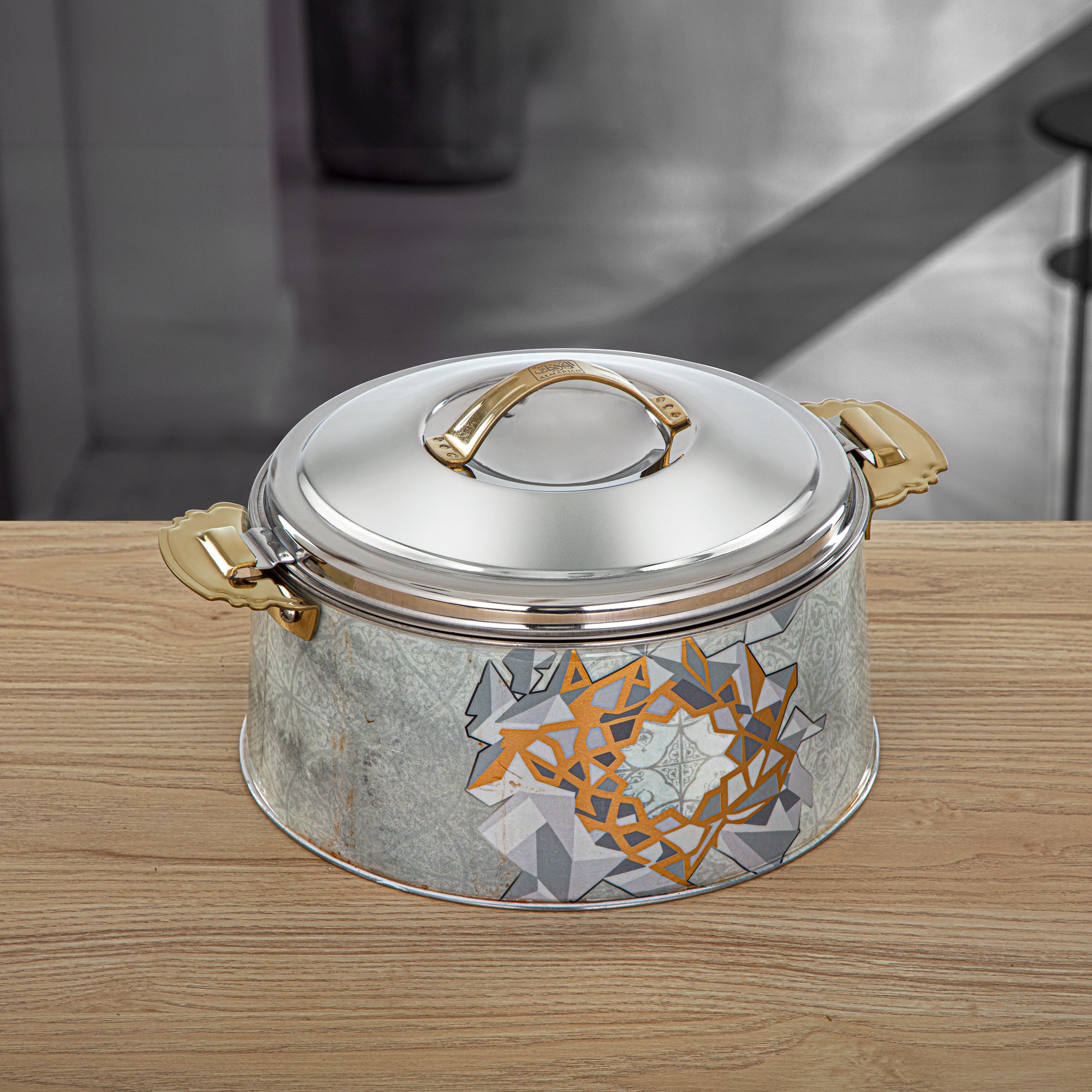 طقم حرارات ستانلس ستيل 3 قطع من مجموعة فونون من المرجان - H24SHF6 (1235)