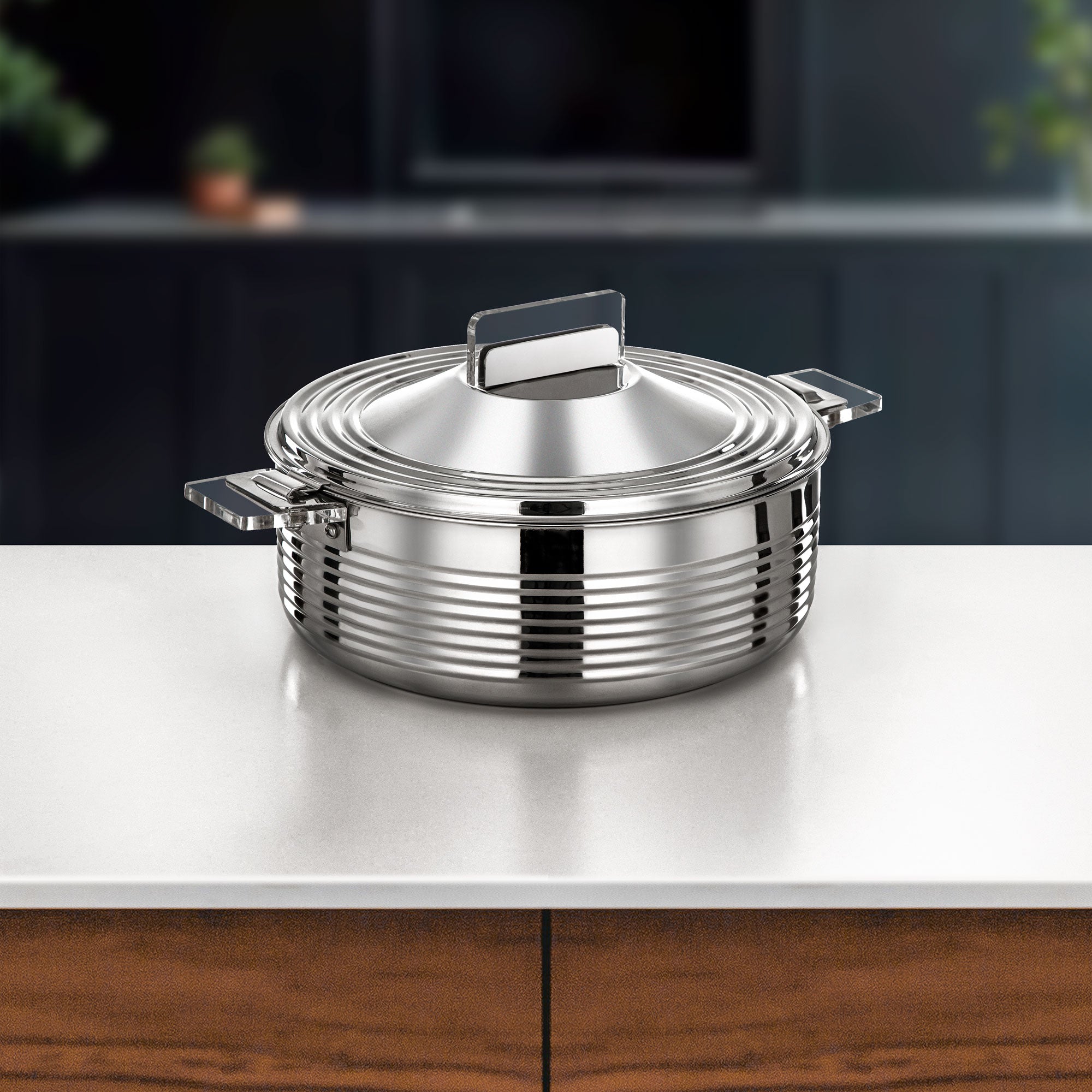 Almarjan Mahra Hot Pot 5 L Silver (H25P3)