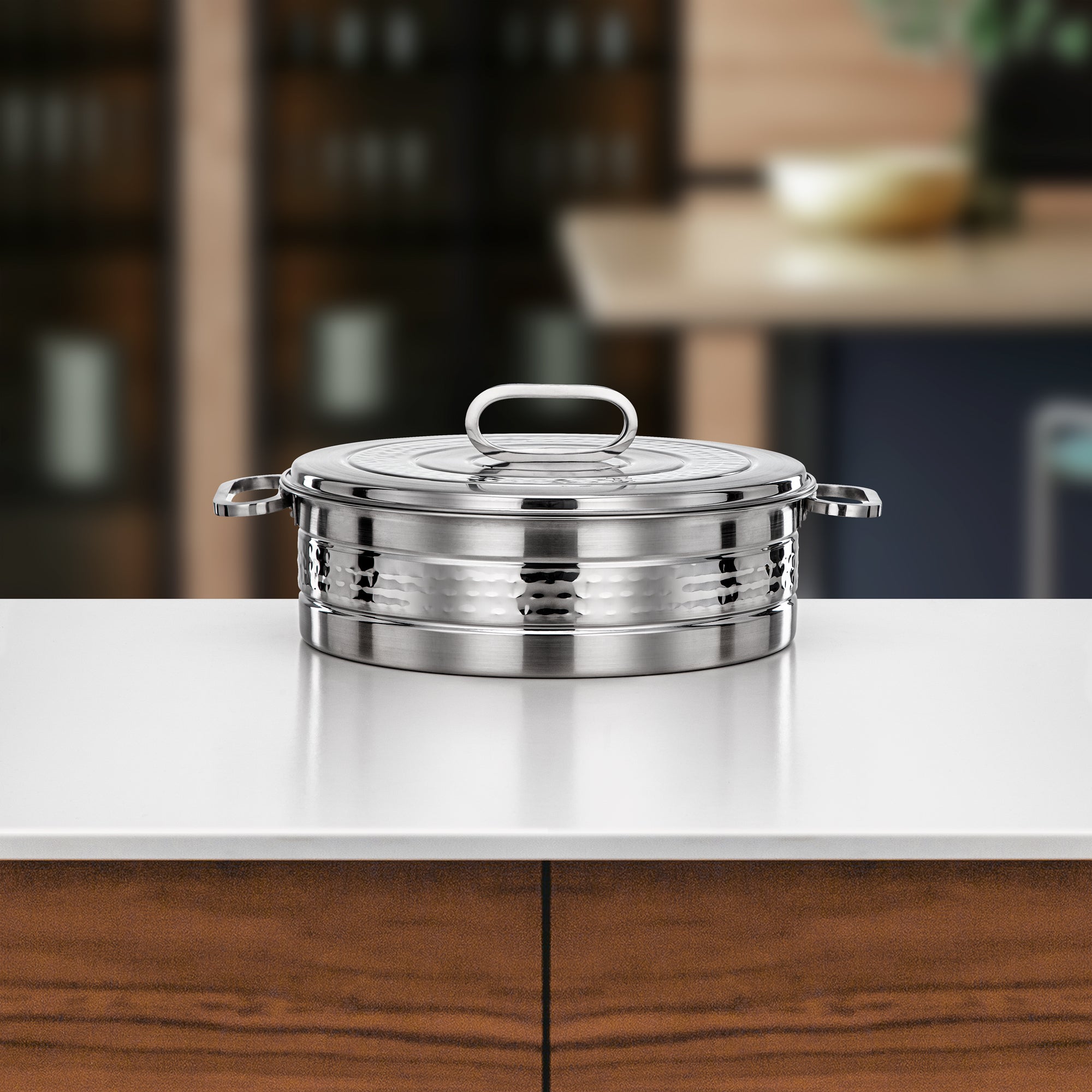 Almarjan Diana Hot Pot Set of 3 Silver