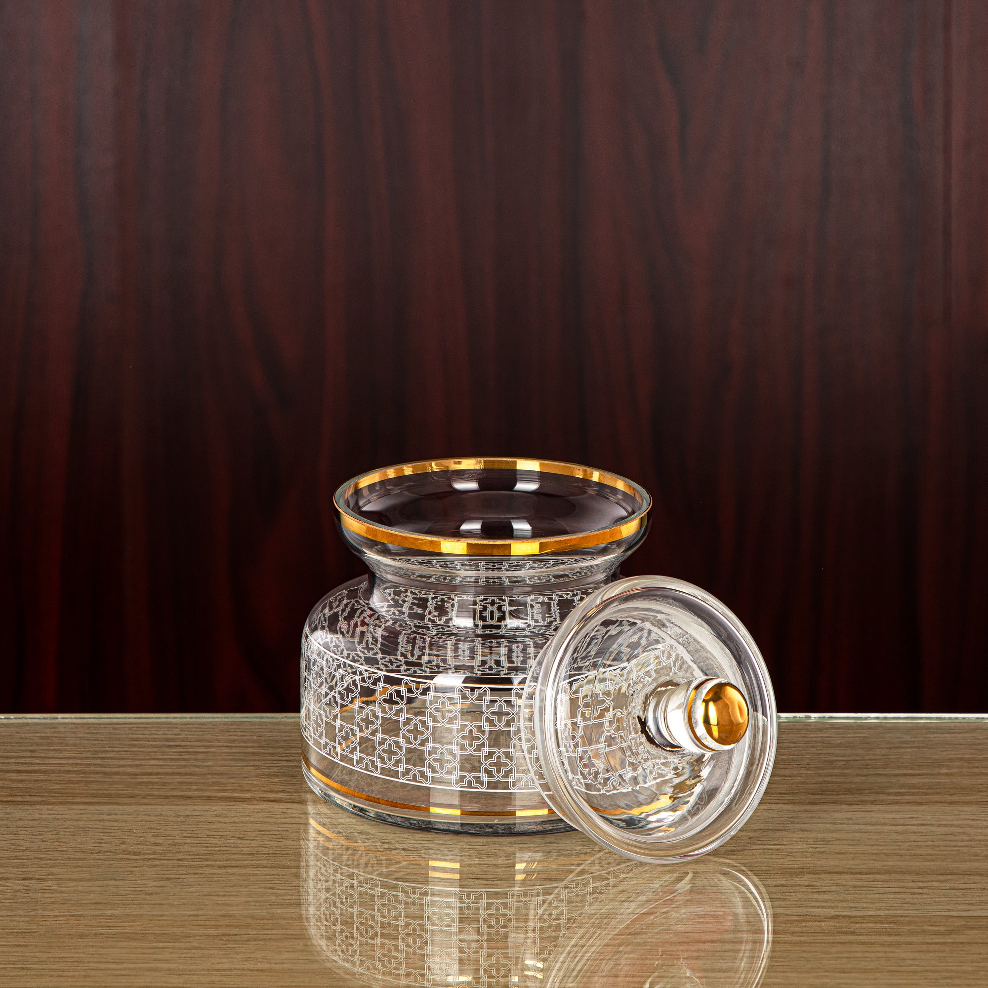 Almarjan 450 ML Glass Candy Bowl - 0187T-SZH