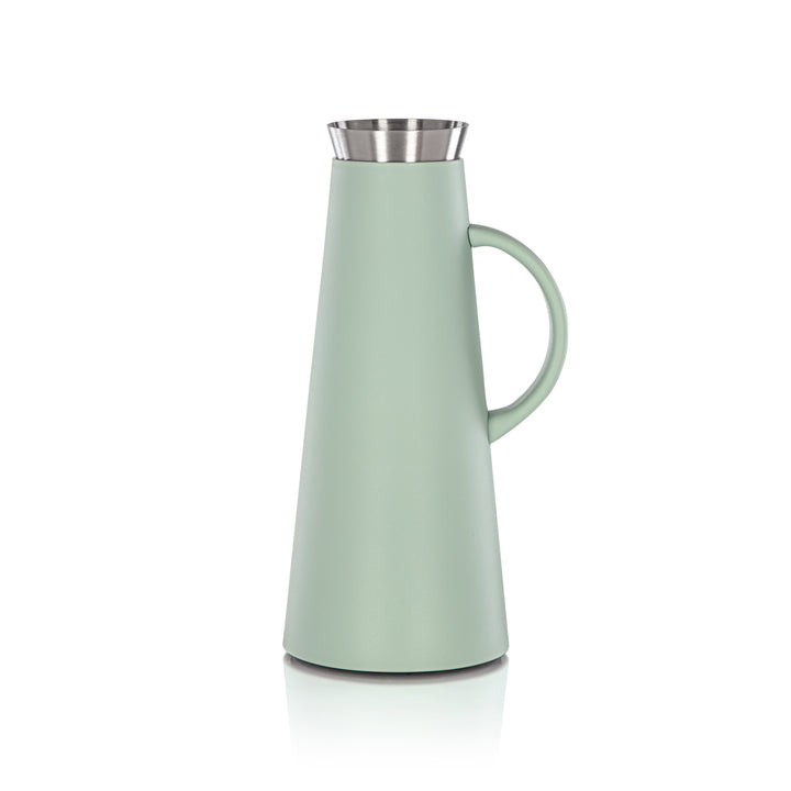 Almarjan 1 Liter Vacuum Flask Green & Silver - 75410-SA