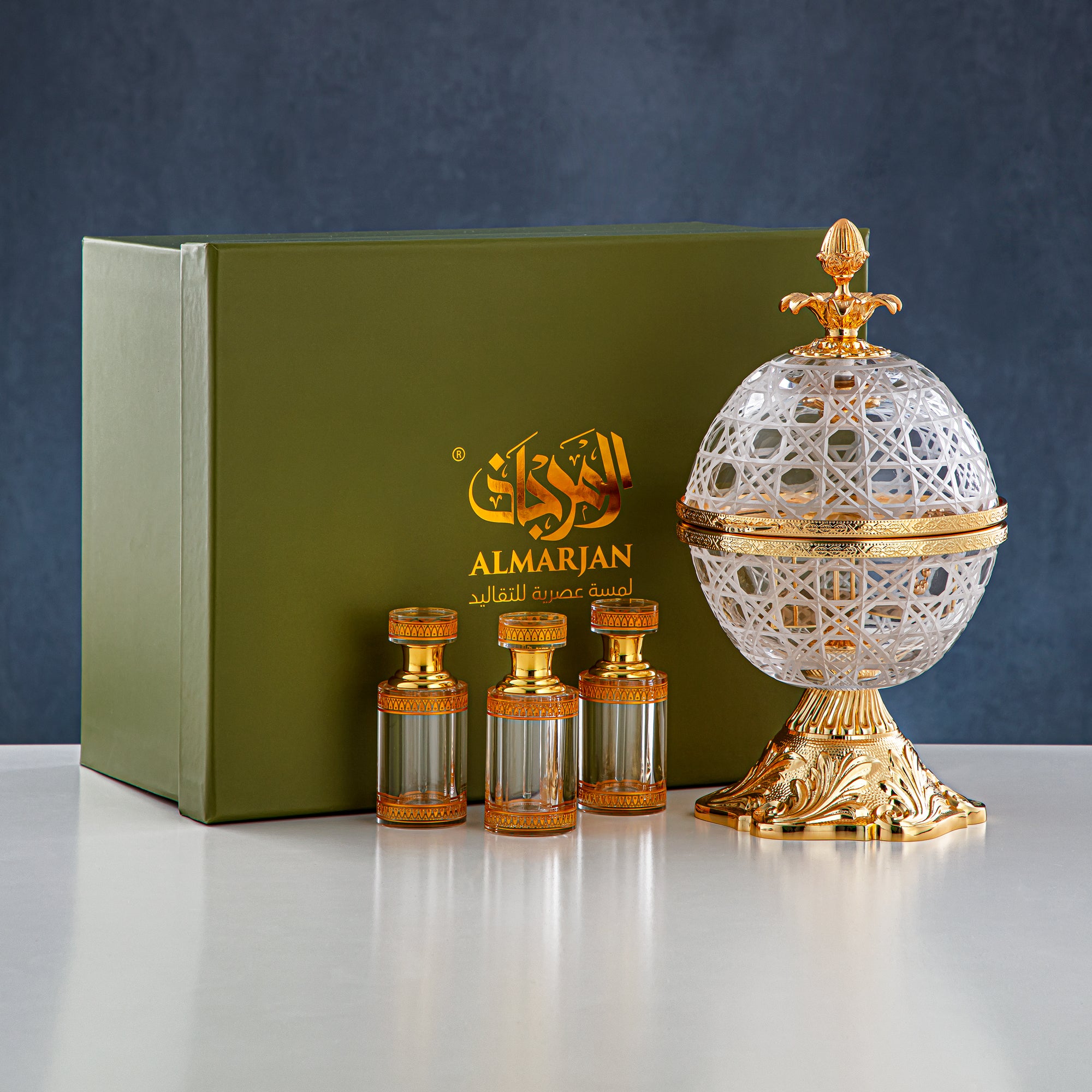 مجموعة عطور المرجان الزجاجية CC20230908