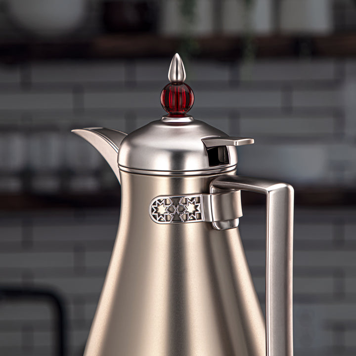 Almarjan 0.35 Liter Vacuum Flask Matt Silver - FG803-035 MAR/MC