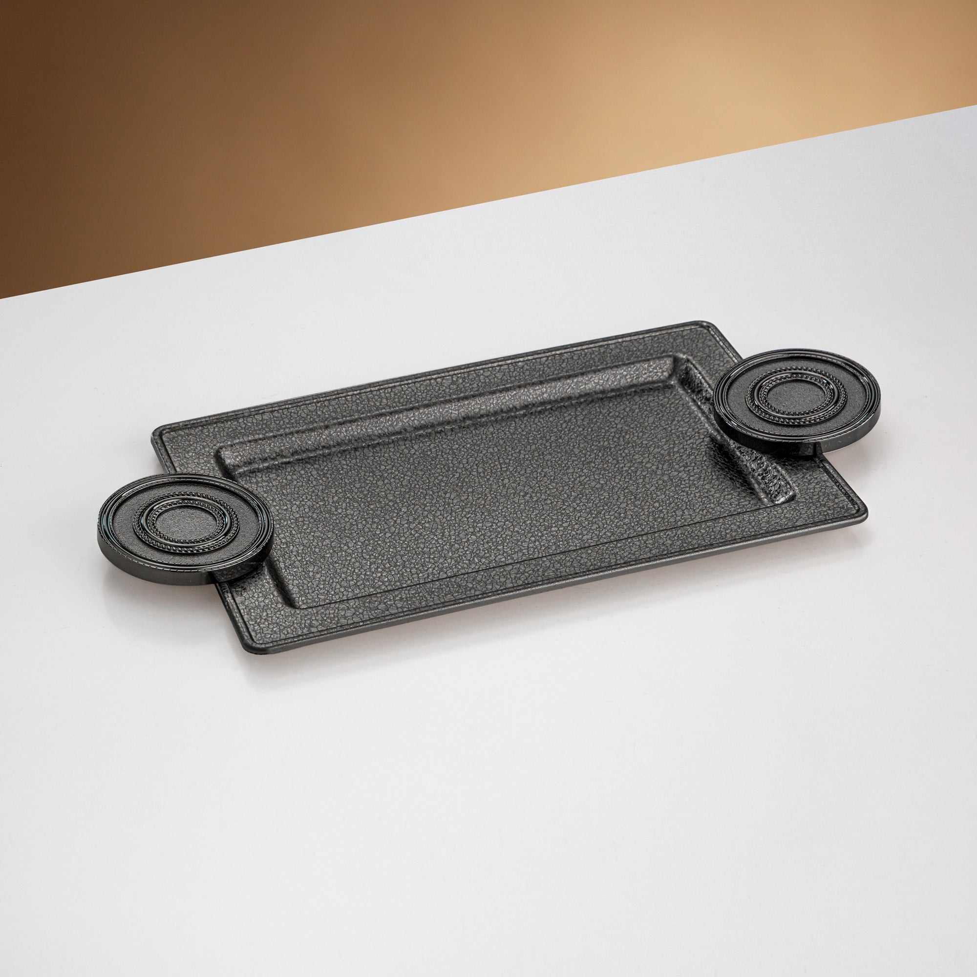 طقم مبخرة المرجان من 3 قطع - أسود