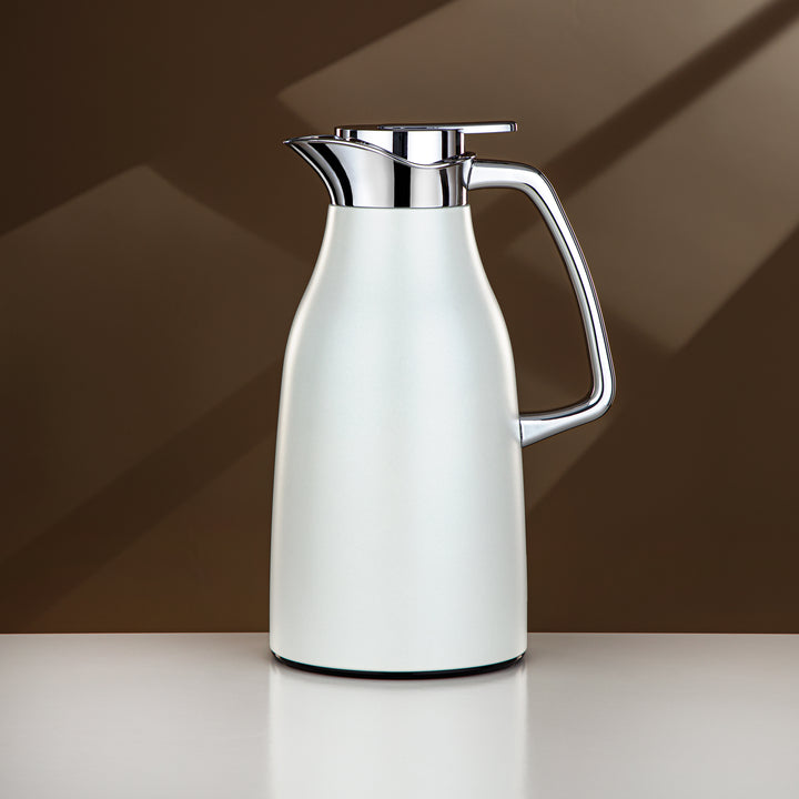 Almarjan 1.3 Liter Vacuum Flask Matt White & Silver - RGC-1300Q330YZC