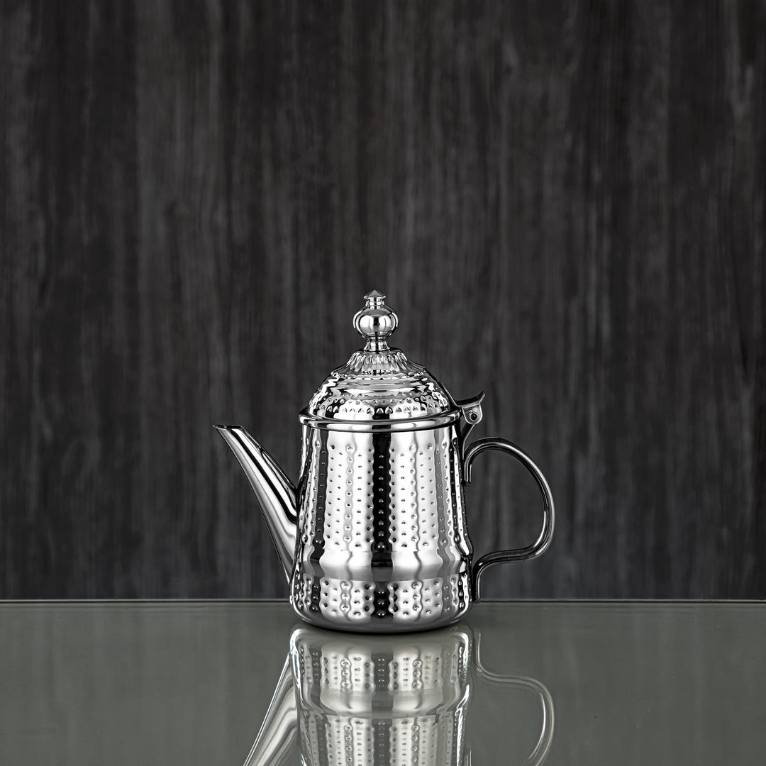Almarjan 13 Ounce Barari Collection Stainless Steel Teapot Silver - STS0013044