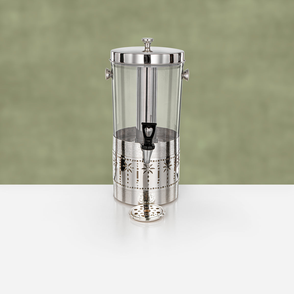 Almarjan 8L Juice Dispenser, Brushed Silver