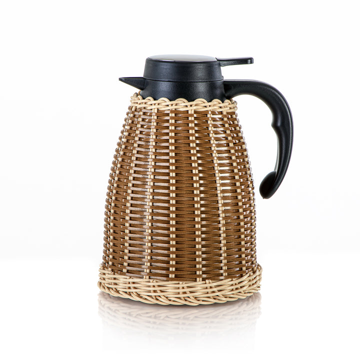 Almarjan 1.2 Liter Rattan Collection Vacuum Flask - VAF0010320