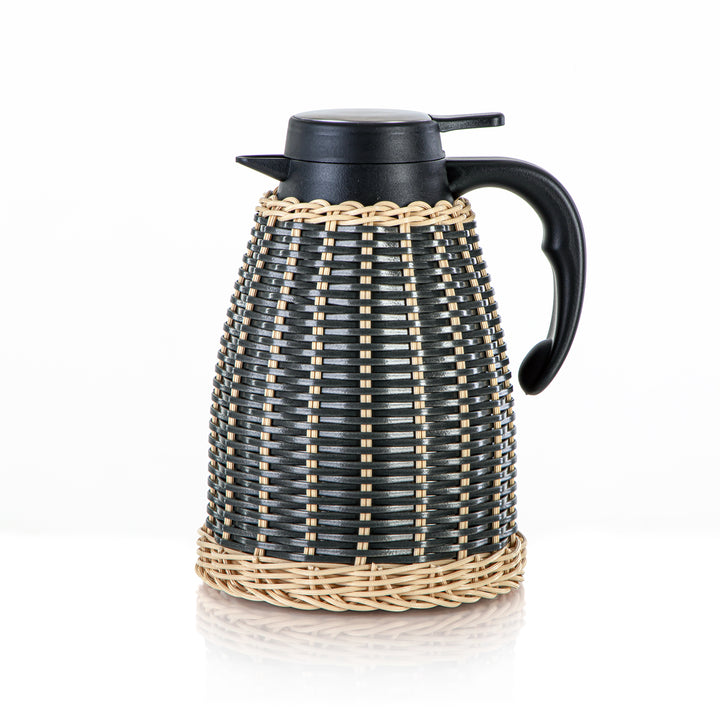 Almarjan 1.2 Liter Rattan Collection Vacuum Flask - VAF0010322