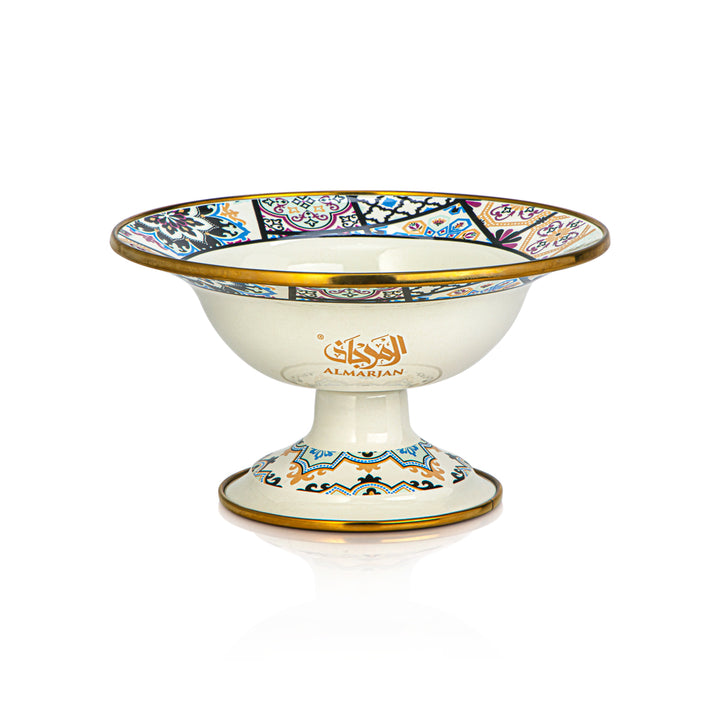 Almarjan 20 CM Tohfa Collection Enamel Fruit Bowl - 287421042