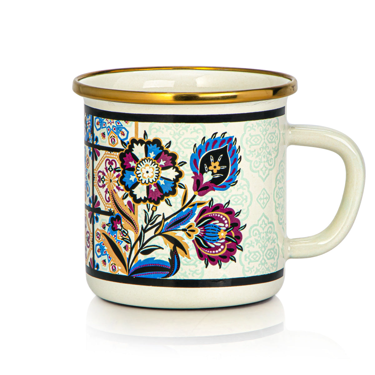 Almarjan 9 CM Tohfa Collection Enamel Mug - 287421057