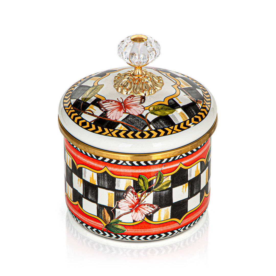 Almarjan Tohfa Collection Enamel Canister Small - 287421089