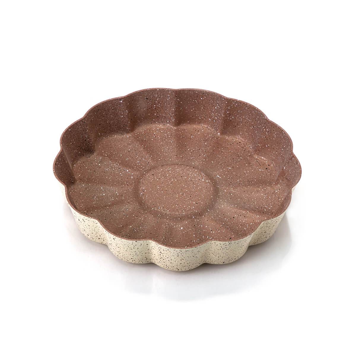 EW's 28 CM Granite Coated Cake Pan Beige - 7034 