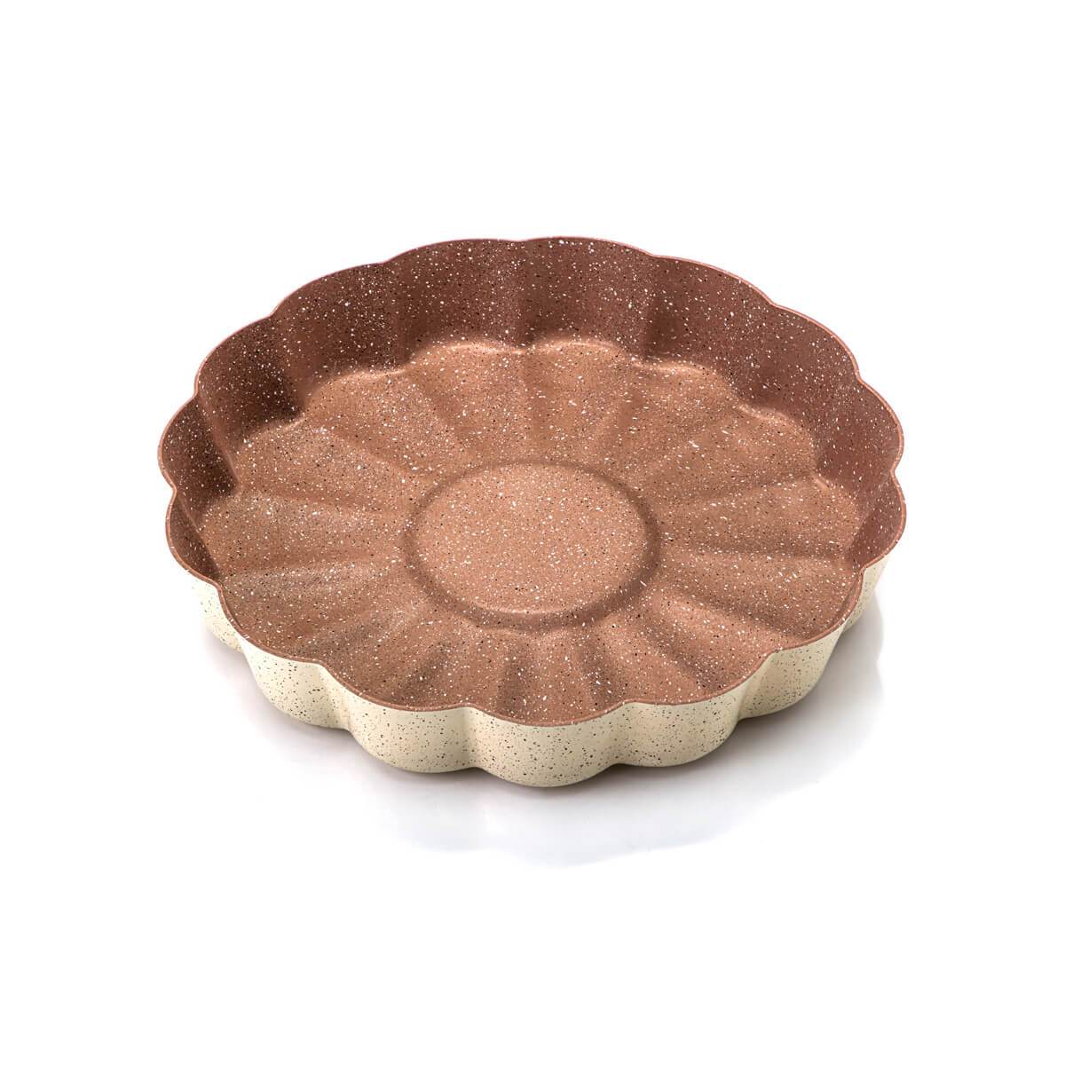 EW's 28 CM Granite Coated Cake Pan Beige - 7034 