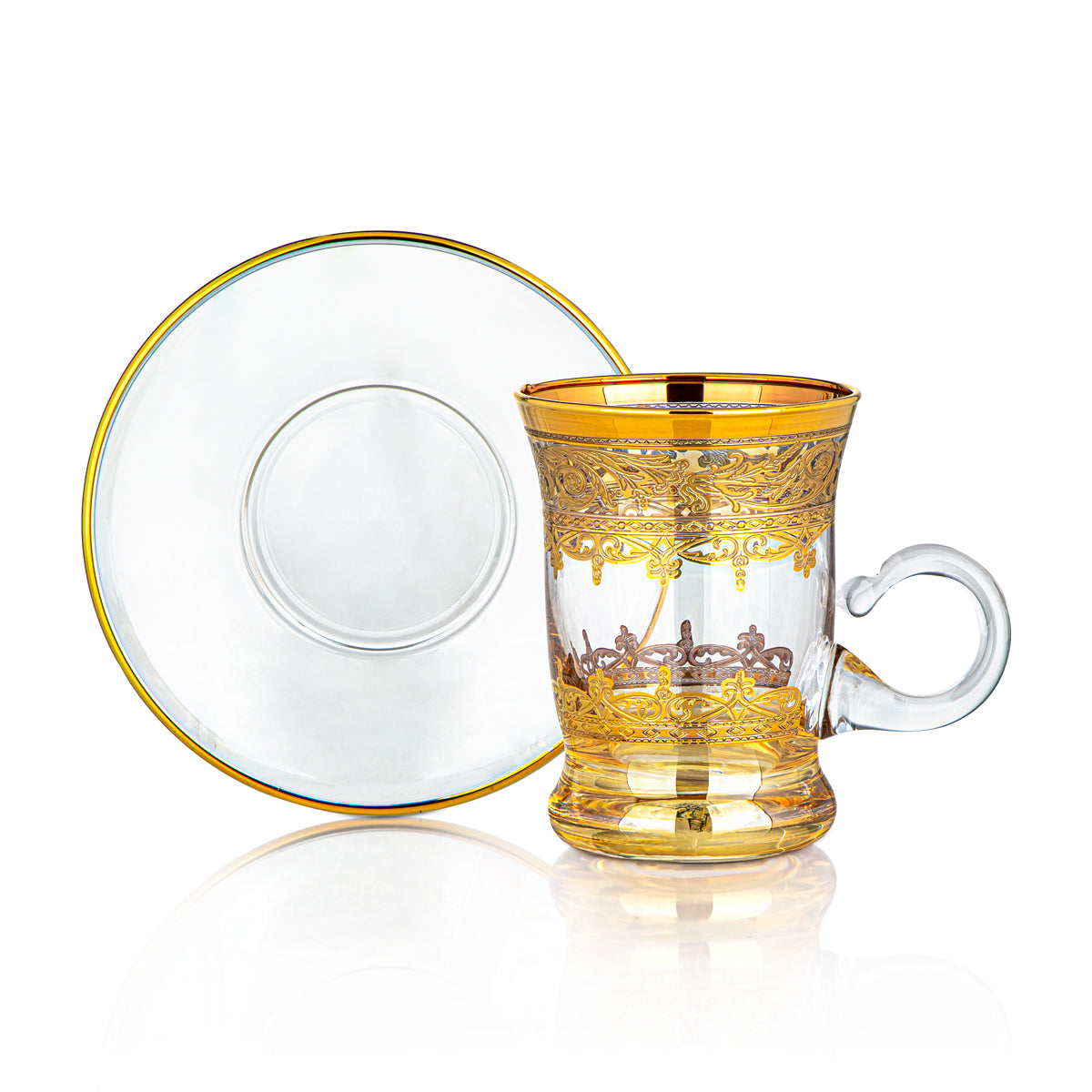 Combi 6 Pieces Glass Tea Cup Set - G914Z-35/11