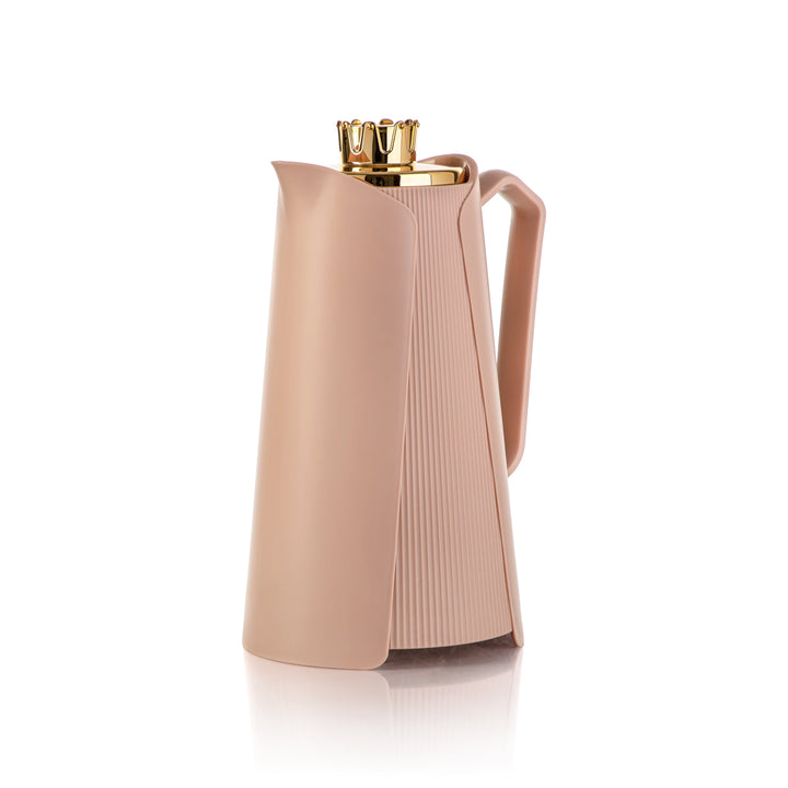 Almarjan 2 Pieces Vacuum Flask Set Light Pink & Gold - JT21AB-100 GP/G