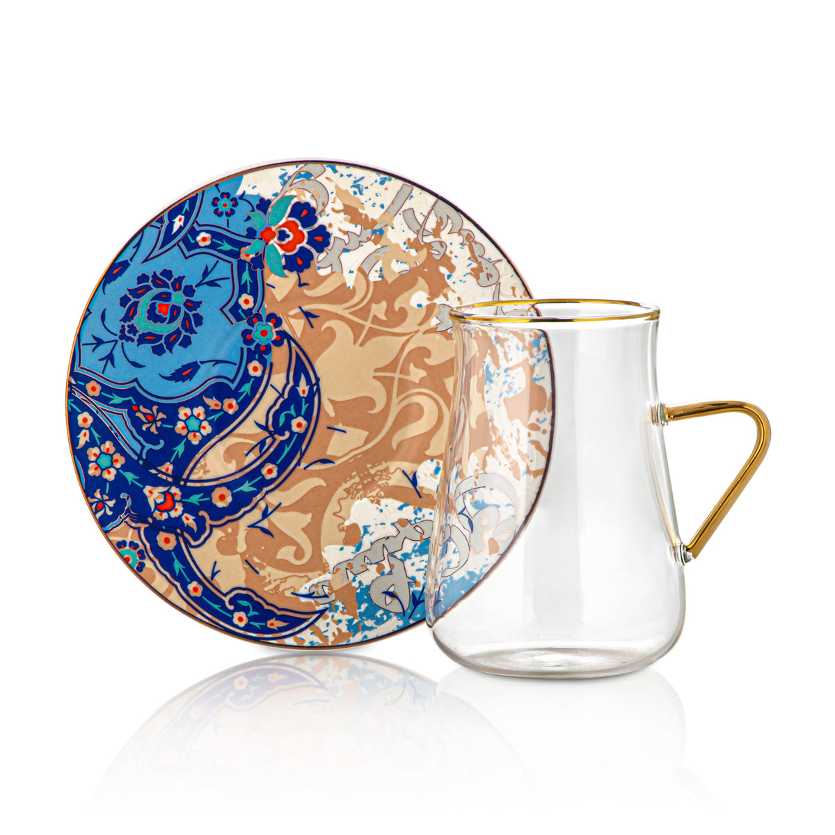 Almarjan 6 Pieces Fonon Collection Tea Cup Set - 3585