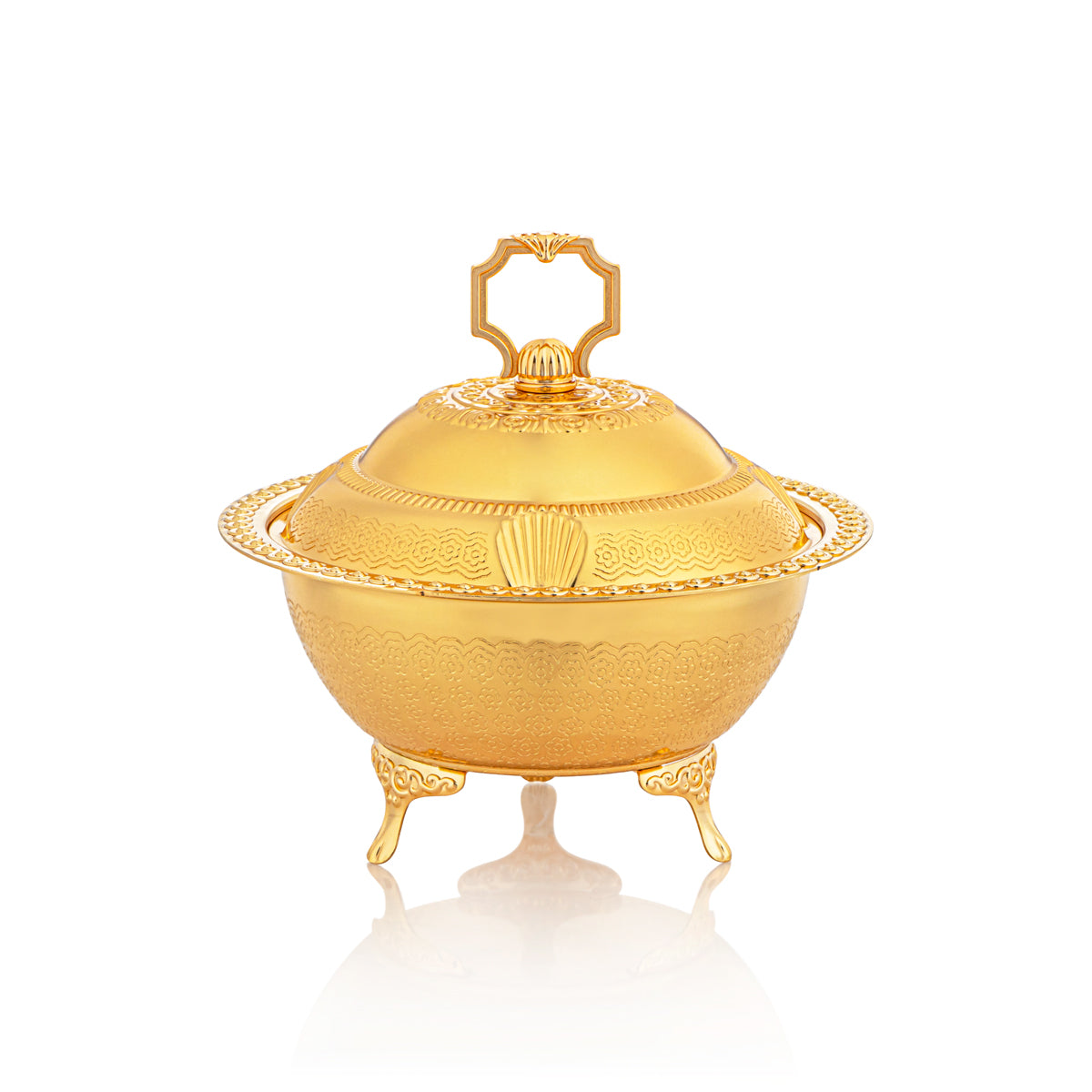 Almarjan 18 CM Sadaf Collection Date Bowl Gold - RB4432S-G