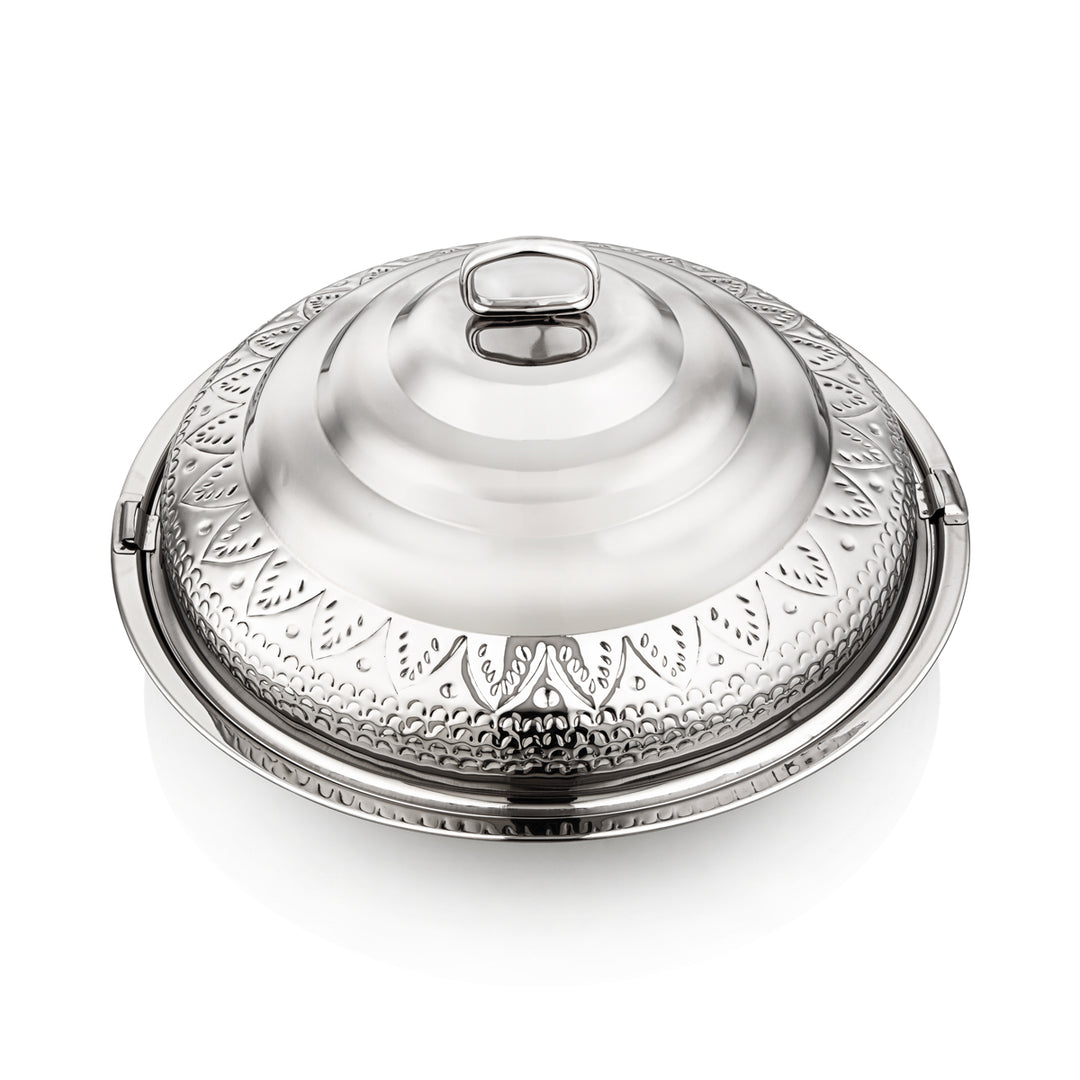 Almarjan 50 CM Abraj Collection Stainless Steel Hot Pot Silver - H22M59