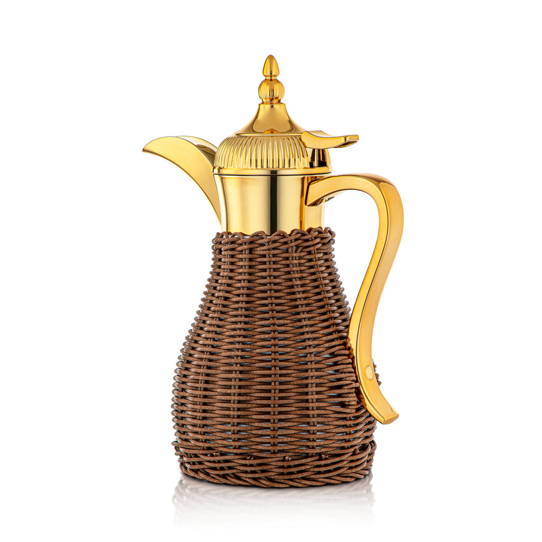 Almarjan 1 Liter Rattan Collection Vacuum Flask - VAF0010301