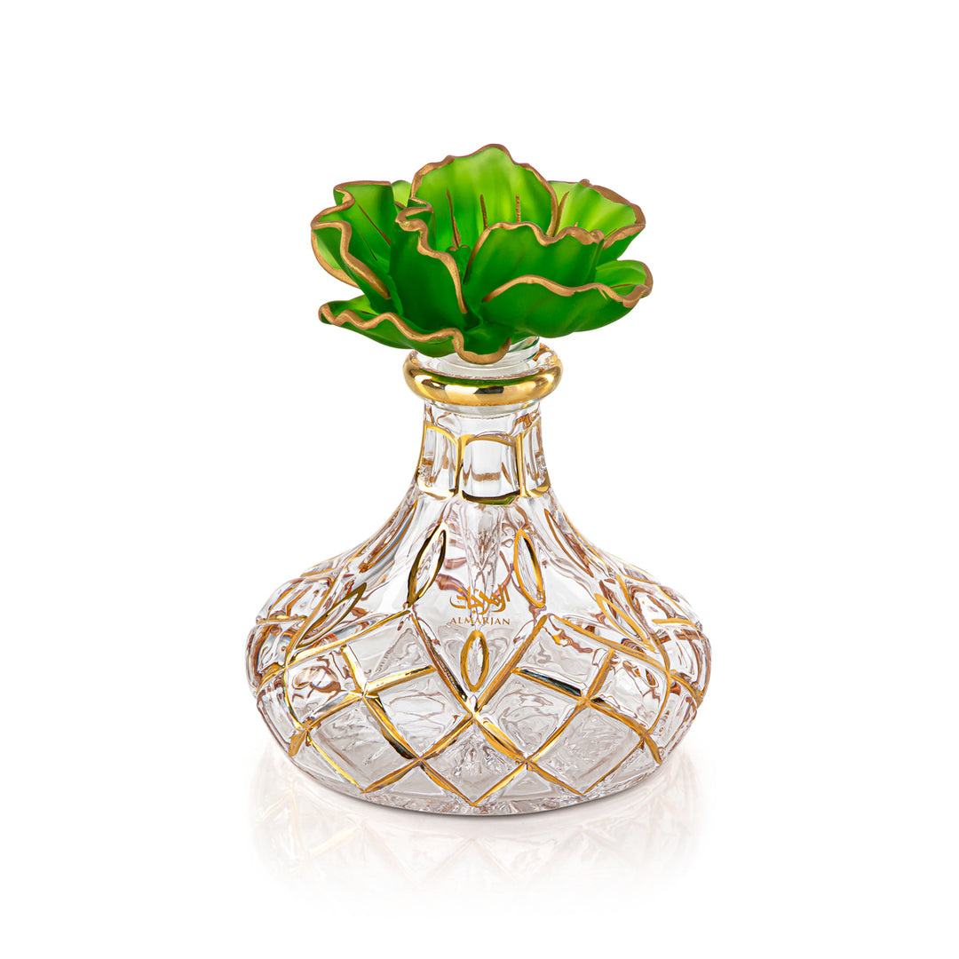 Almarjan 16 Tola Perfume Bottle - VR-HAM004-GG Green