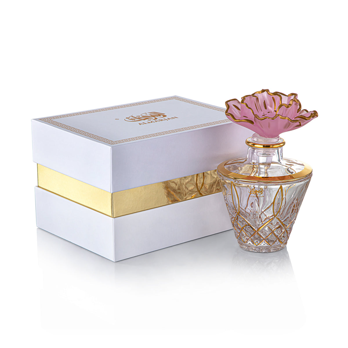 Almarjan 11 Tola Perfume Bottle - VR-HAM011-PG Pink