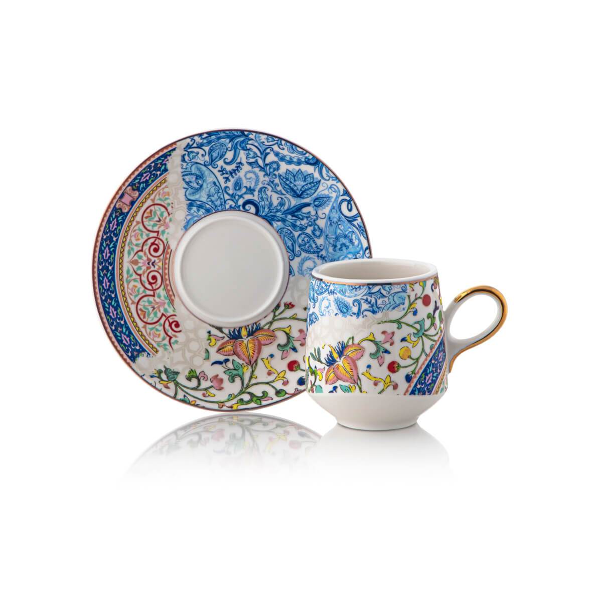 Almarjan 6 Pieces Fonon Collection Turkish Cup Set - PAS2640029
